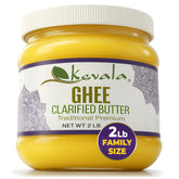kevala 2 lb jar front packaging showing label and lid, clear branding and shelf-ready