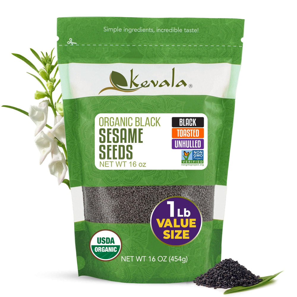 kevala front package showing 1 lb bag and resealable zipper, highlights freshness