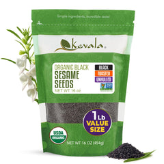 kevala front package showing 1 lb bag and resealable zipper, highlights freshness