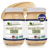 kevala front packaging 16oz glass jar showing organic label and freshness