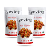 Kevin's Natural Foods front packaging showing three bottles and product benefit quick meals