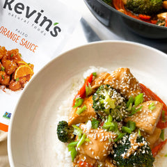Kevin's Natural Foods bottle close-up label highlighting paleo certification and ingredient clarity