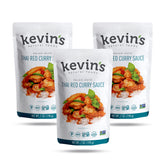 Kevin's Natural Foods front packaging shows three jars and clear labeling for convenience