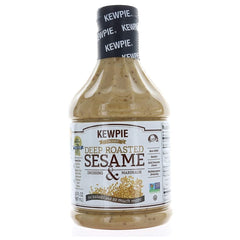 Kewpie bottle front label showing size and roasted sesame benefit