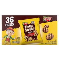 KEZATAAK Keebler close-up of fudge stripe and cookie texture for rich cocoa flavor