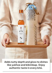 K FOOD Seowondang drizzled on bibimbap showing finished dish benefit: boosts authentic flavor