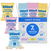Khloud front packaging showing variety pack and protein benefit