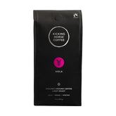 Kicking Horse Hola front packaging showing bright label and 10 oz bag for fresh mornings