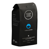 Kicking Horse front packaging showing 10 oz bag and mountain branding benefits clear storage