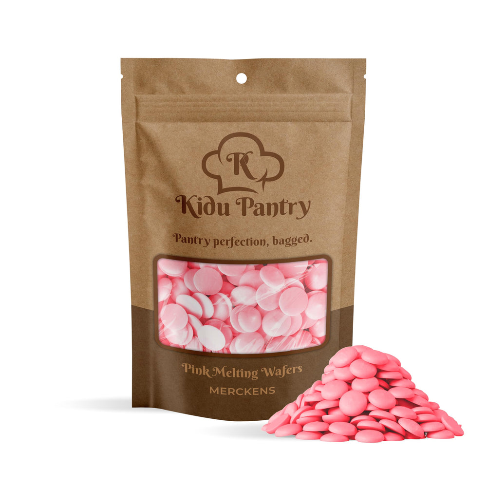 KIDU Merckens front packaging showing pink wafers and easy-melt benefit