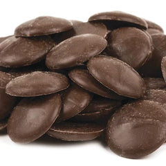 KIDU Merckens melted chocolate in bowl illustrating fluid pourability