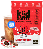 kiid Minty Mocha front packaging shows organic label and benefits