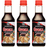 Kikkoman bottle front view shows brand and label for easy identification and consistent flavor
