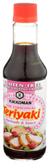 Kikkoman pouring teriyaki close-up showing texture and glossy finish for glazing and marinating