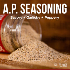 Killer Hogs close-up of seasoning granules highlighting texture and balance