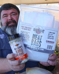Killer Hogs pouring brine seasoning into mixing bowl to show simple prep