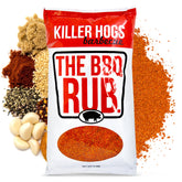 Killer Hogs tub front label showing product and bold flavor