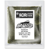 KIMNORI front pack shot showing 100 half-cut sheets and resealable bag benefit freshness