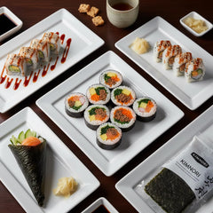 KIMNORI rolled sushi demonstrating tight roll and clean slice benefit