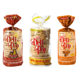 Kim's Magic Pop front packaging showing three flavor bags and brand name benefit