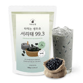 KIM'S TABLE front packaging showing clean black soybean powder branding and benefit
