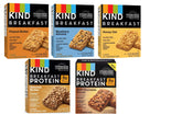 KIND front box showing five-flavor breakfast pack and convenient variety