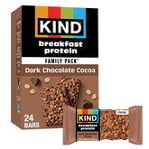 KIND front packaging showing dark chocolate cocoa and whole-grain benefits