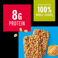 Close-up of oats and quinoa grains used in KIND Breakfast Honey Oat bars for hearty energy