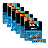 KIND front packaging showing chocolate chip bars and easy pantry storage benefit