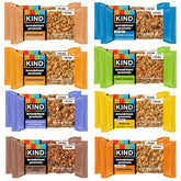KIND front of box showing variety pack and easy pantry stocking benefit