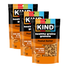 KIND front packaging showing peanut butter clusters and branding for easy identification