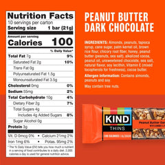 three KIND Thins flavors displayed side-by-side to compare visual differences and choices