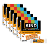 KIND Zero bar front packaging showing product branding and count, convenient for pantry