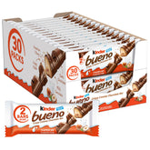 Kinder Bueno front packaging showing multipack and branding with easy sharing benefit