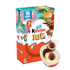 Kinder Joy front packaging showing 15-count for easy event planning