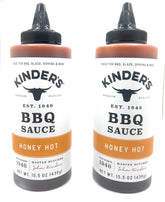 KINDER'S bottle front view showing label and size, clear branding and benefit