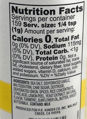 KINDER'S shaker dispensing lemon butter garlic over grilled fish for quick flavor