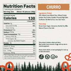 Kindling pretzel bag in hand showing single-serve 1.06oz portion convenience