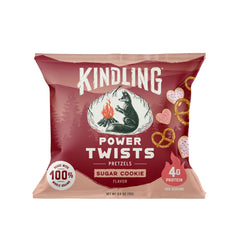 Kindling close-up of pretzel texture highlighting crunchy whole-grain benefit