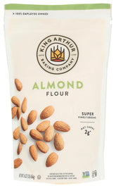King Arthur almond flour front packaging showing certified gluten-free benefits