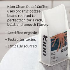 Kion close-up of whole beans highlighting specialty-grade texture and aroma