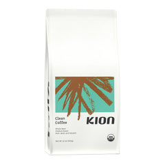 Kion front packaging showing organic medium roast and benefits