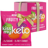 Kiss My Keto front packaging showing fruity mix and keto macros for quick choice