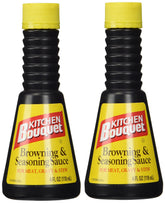 Kitchen Bouquet bottle front label showing brand and usage for consistent browning