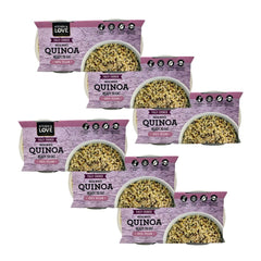 Kitchen & Love front packaging showing 12 quinoa cups and clear branding benefit convenience
