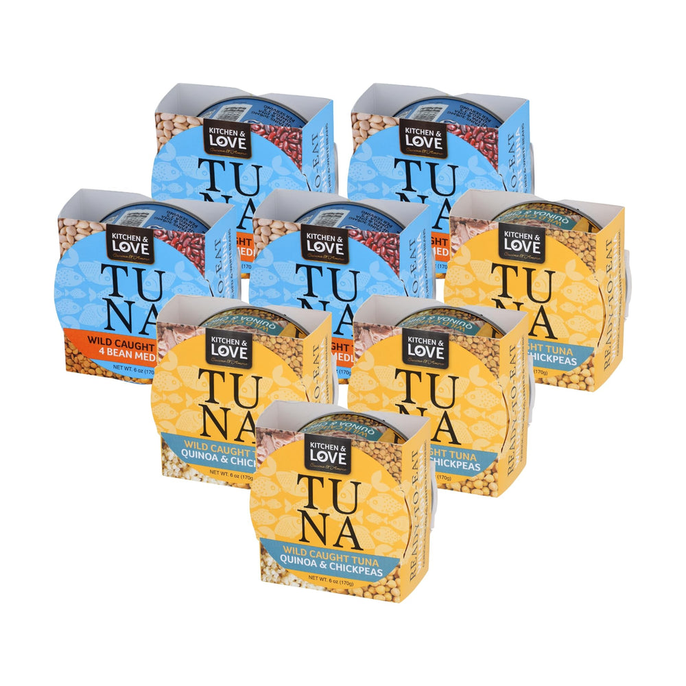 Kitchen & Love front pack showing variety pack for convenient meals