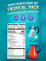 Klass Aguas Frescas open pouch with powder visible for quick mixing benefit
