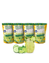 Klass Aguas Frescas front packaging showing cucumber limeade benefits