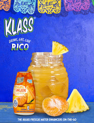 Klass label and nutrition panel visible, highlights sugar-free ingredient transparency