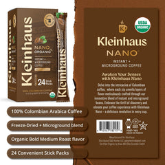 Kleinhaus microground texture close-up highlighting fresh-ground mouthfeel benefit